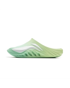 МЯГКИЕ ТАПОЧКИ. Нескользящие, устойчивые к запахам, амортизирующие сандалии-слайдеры унисекс. Желто-зеленые Li-ning