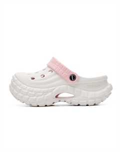 Женские сабо Timeless Perforated Collection, White Pink Josiny