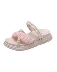 Сандалии с одним ремешком женские, Pink Tonybear