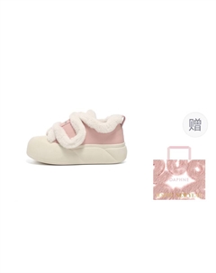 Женские зимние ботинки короткие на липучке, розовый Daphne