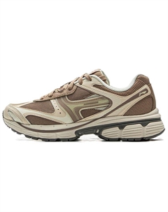 Низкие повседневные кроссовки Pentium P1000 с противоскользящим и износостойким покрытием, женские, коричневые, бежевые Li-ning