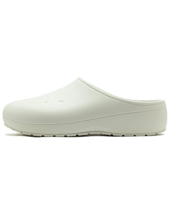 Классические тихие износостойкие тапочки-сабо с закрытым носком унисекс мятно-зеленого цвета Crocs