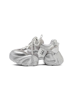 Женские кроссовки с низким верхом и массивной подошвой, устойчивые к истиранию и скольжению, Silver Josiny