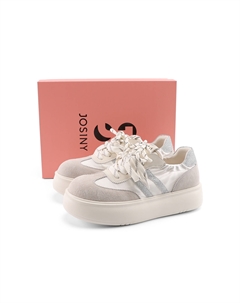 Низкие женские кроссовки для скейтбординга цвета экрю, Ecru Josiny