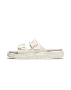 Сандалии-слайдеры, устойчивые к истиранию, мужские, экрю с серым, Ecru Gray Li-ning