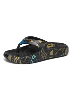 Мужские шлепанцы, устойчивые к запахам и истиранию, Black Tonybear