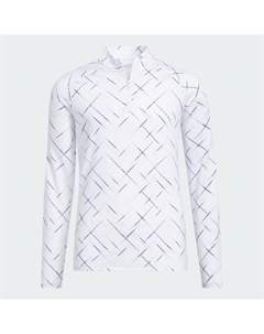 Поло Performance Long Sleeve Printed Polo Shirt Kids, белый Adidas