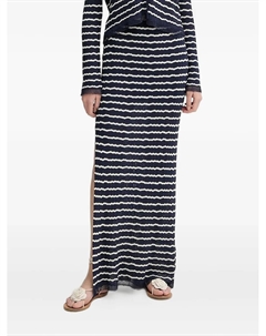 Юбка из трикотажного полотна в полоску, синий Rag & bone