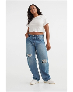 Мешковатые низкие джинсы 90-х годов, синий H&m