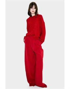 Свитер с украшениями, красный H&m