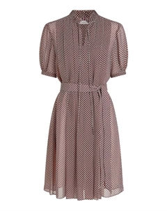 Короткий плиссированный сарафан, красный Tommy hilfiger