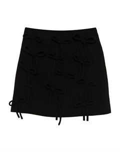 Юбка с бантом, черный Msgm