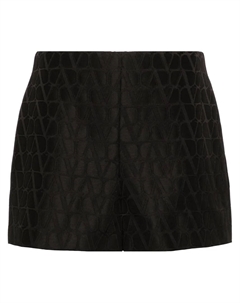 Жаккардовые шорты с узором Toile Iconographe, черный Valentino garavani