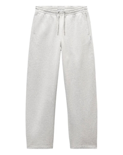 Спортивные брюки со стразами и завязками на шнурке, серый Alexander wang