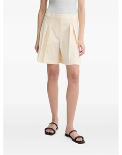 Шорты строгого кроя со складками, нейтральный Theory