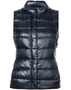 Стеганый жилет на молнии, синий Herno