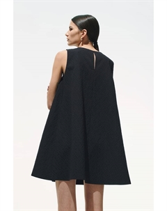 Платье-Футляр из жаккардовой ткани, черный H&m