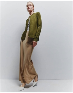 Куртка с декоративной пуговицей, оливковый Сфера