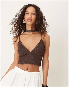 Мини-юбка Puffball белого цвета Collective the label