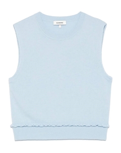 Топ без рукавов, синий Sandro