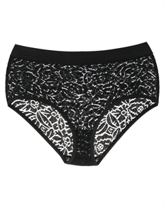 Сетчатые трусы-стринги с цветочной вышивкой, черный Eres