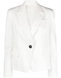 Однобортный пиджак, нейтральный Brunello cucinelli