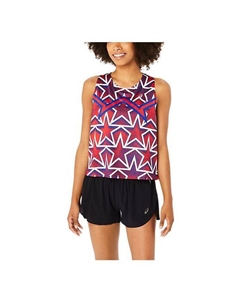 Топ (WMNS) Actibreeze Running Tank 'Red Blue' 2012C979-601, красный Asics