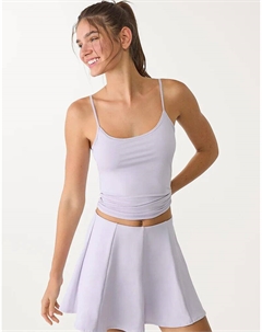 Лиловая спортивная юбка Stradivarius