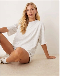 Футболка из плотного джерси светло-серого цвета Jdy