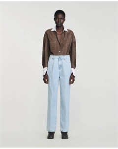 Прямые женские джинсы Vaquero, синий Sandro