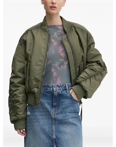 Жакет с манжетами в рубчик, зеленый Hugo