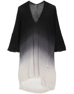 Туника рыхлой вязки с эффектом омбре, черный Masnada