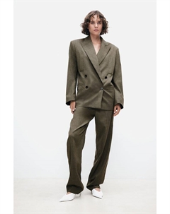 Элегантные шерстяные брюки, зеленый H&m