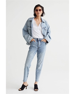 Джинсы mom high до щиколотки, синий H&m