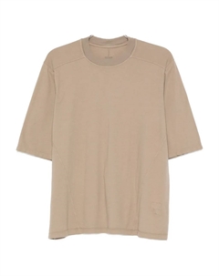 Топ с короткими рукавами и драпированным подолом, нейтральный Rick owens drkshdw