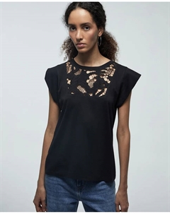 Романтичная футболка, черный Сфера