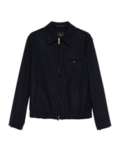 Куртка на молнии, синий Incotex