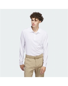 Поло Long Sleeve Polo Shirt, белый Adidas