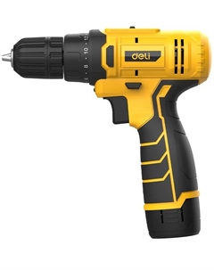 Дрель - шуруповерт Deli DL-DZ12-4A2 аккумуляторная (1 АКБ*2Ач+ЗУ, 12В, 30Нм, картон)