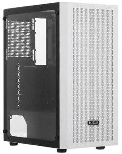 Корпус ATX MA100 MESH WH без БП, боковая панель из закалённого стекла, 2*USB 2.0, USB 3.0 Pccooler