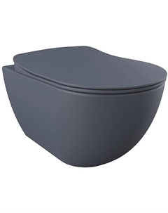 Унитаз Free FE322-11AM00E-0000 подвесной Антрацит без сиденья Creavit