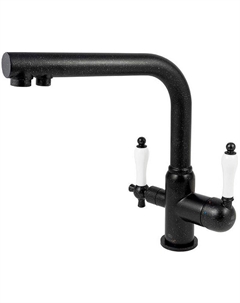 Смеситель для кухни Vincent 31144-2 Черный мрамор Kaiser
