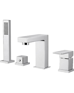 Смеситель на борт ванны Daheim AF8213 Хром Abber