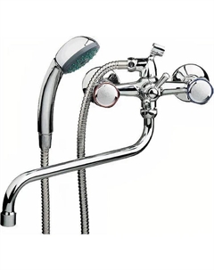 Смеситель для ванны H09 2209L универсальный Хром Ledeme