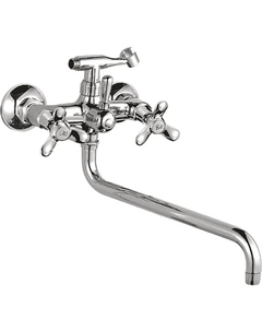 Смеситель для ванны H12 2612L универсальный Хром Ledeme