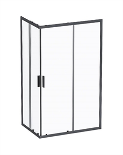 Душевой уголок Gem S 120х80 W93G-404-120280-BT профиль Черный матовый стекло прозрачное Am.pm.