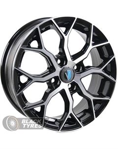 Литой диск 1519 6x15/4x100 D60.1 ET40, Черные Venti