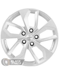 Литой диск KHW1703 7x17/5x114.3 D67.1 ET45, Серебристые Khomen wheels
