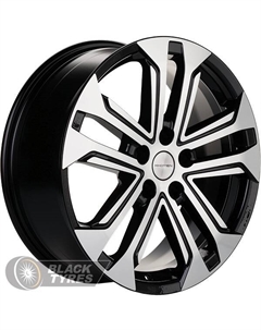 Литой диск KHW1803 7x18/5x108 D60.1 ET33, Черные Khomen wheels