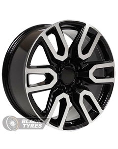 Литой диск KHW1723 8x17/6x139.7 D67.1 ET38, Черные Khomen wheels